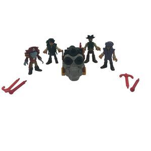 Fisher-Price Imaginext Pirate Adventures Pirate Shark Captain Lot Fast Shipping